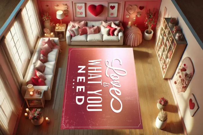 Eternal Bliss Love Rug - Image 2