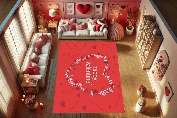 Valentine Garland Washable Rug - Image 2