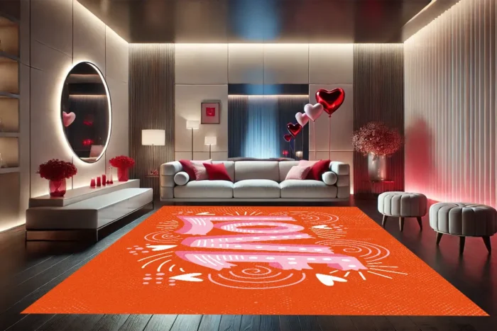 Vibrant Love Washable Rug - Image 4