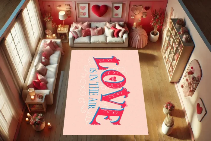 Love Is in the Air Washable Rug - Image 3