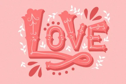Romantic Love Washable Rug Romantic Love Washable Rug
