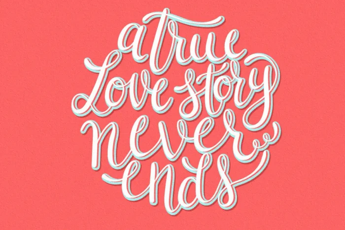 True Love Story Rug - Image 1