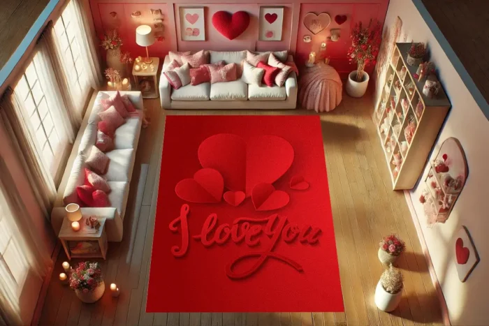 Scarlet Love Rug - Image 3