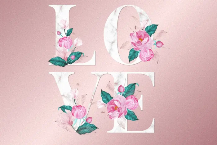 Blossoming Love Washable Rug - Image 1