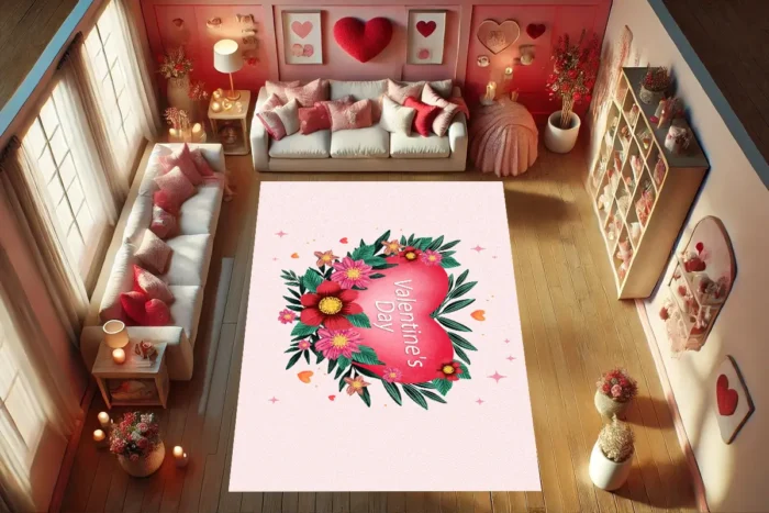 Heartful Blooms Washable Rug - Image 4