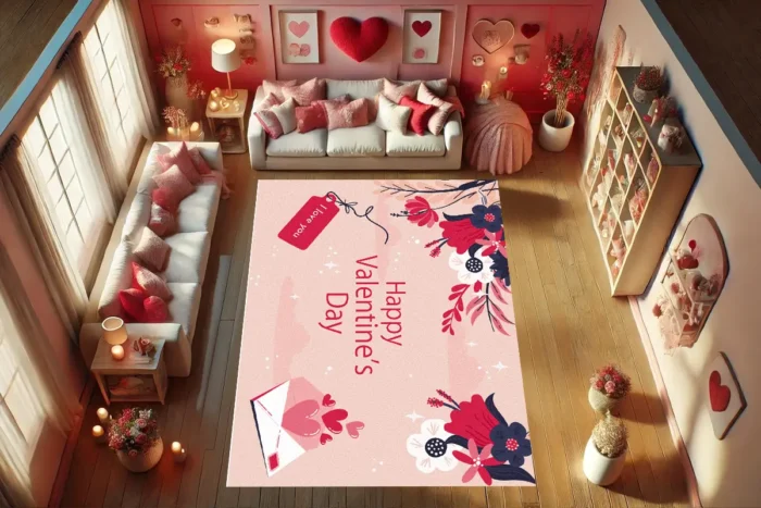 Valentine’s Love Letter Rug - Image 4