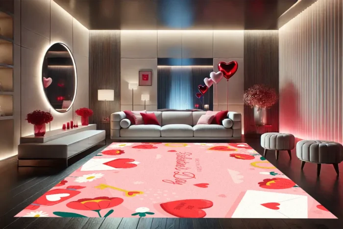 Love Celebration Washable Rug - Image 3