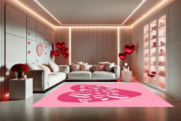 All You Need is Love Washable Rug - Image 2