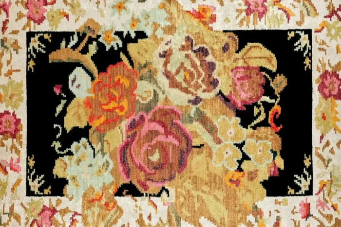 Baroque Bloom Washable Rug - Image 1
