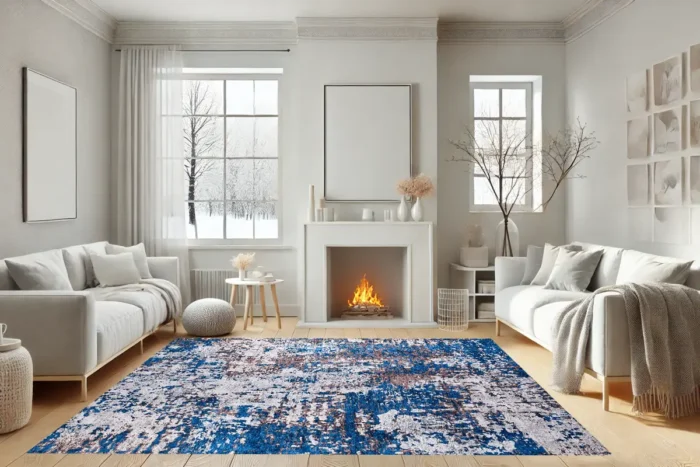 Azure Mist Washable Rug - Image 4