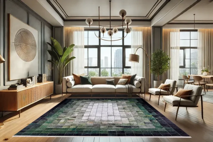 Forest Pixel Washable Rug - Image 3