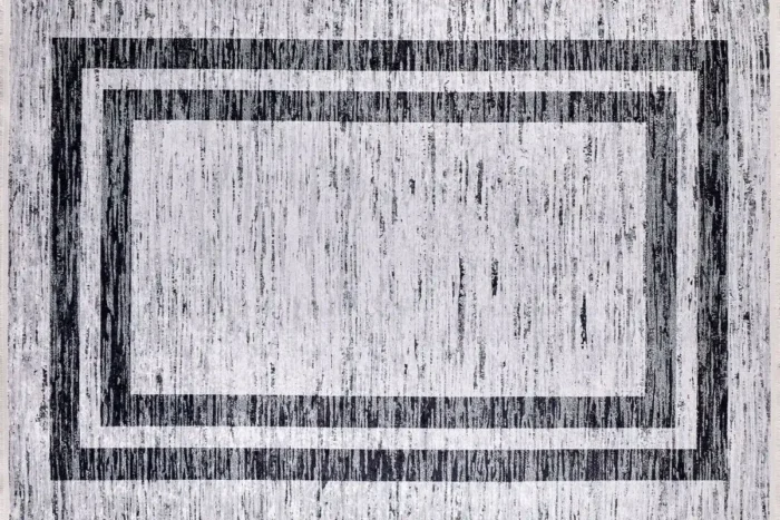 Minimalist Striped Washable Rug - Image 1