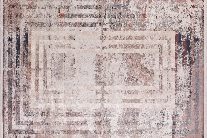 Rustic Maze Shape Washable Rug - Image 1
