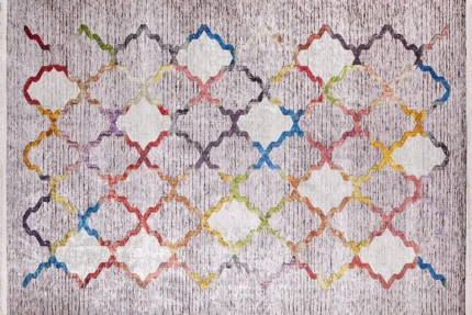 Kaleidoscope Trellis Washable Rug Kaleidoscope Trellis Washable Rug