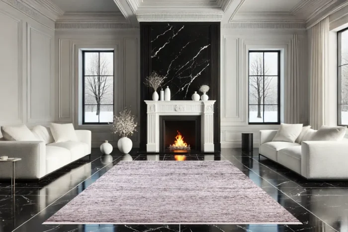 Linear Elegance Washable Rug - Image 4