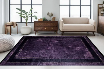 Royal Amethyst Washable Rug Royal Amethyst Washable Rug