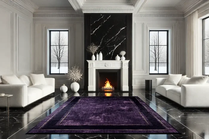 Royal Amethyst Washable Rug - Image 3