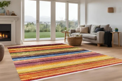 Rainbow Symphony Washable Rug Rainbow Symphony Washable Rug