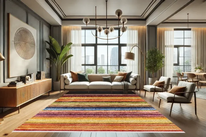 Rainbow Symphony Washable Rug - Image 3