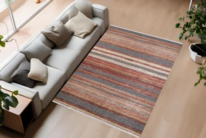 Heritage Stripes Washable Rug - Image 3