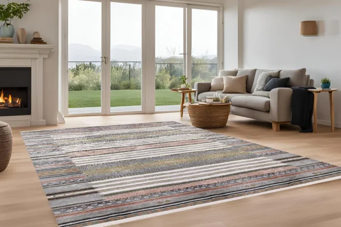 Rustic Harmonys Washable Rug - Image 2