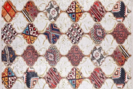 Patchwork Elegance Washable Rug Patchwork Elegance Washable Rug