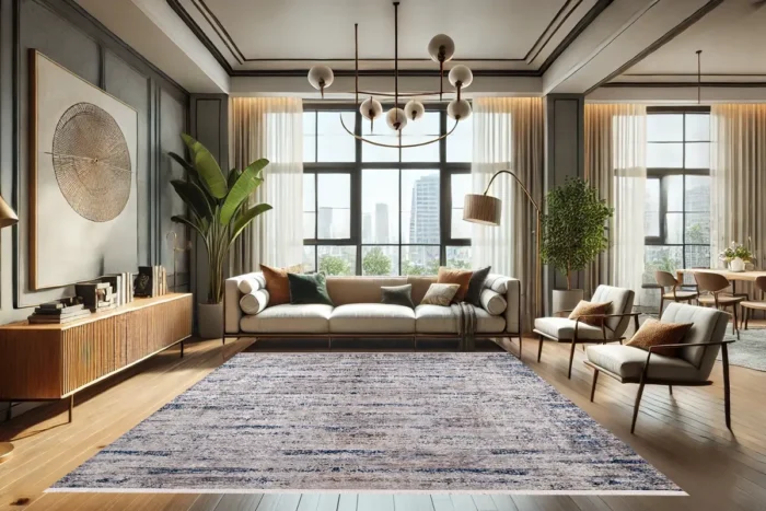 Azure Drifts Washable Rug - Image 3