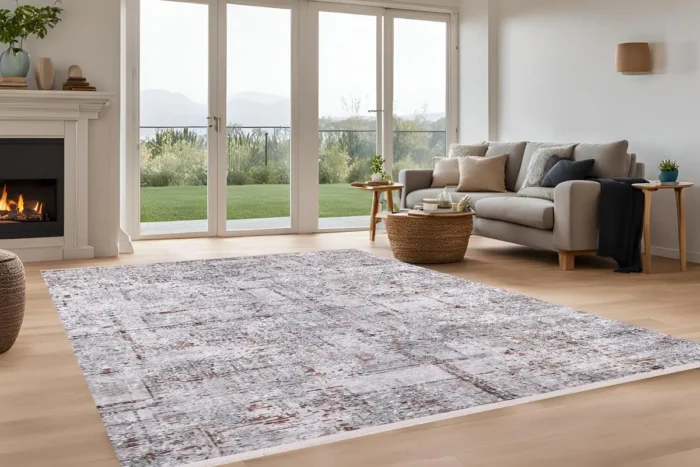 Urban Patchwork Washable Rug - Image 2