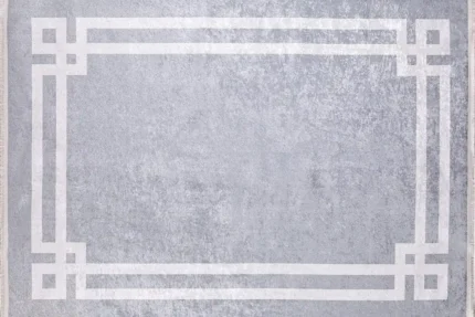 Modern Minimalist Gray Area Rug Washable Rug Modern Minimalist Gray Area Rug Washable Rug