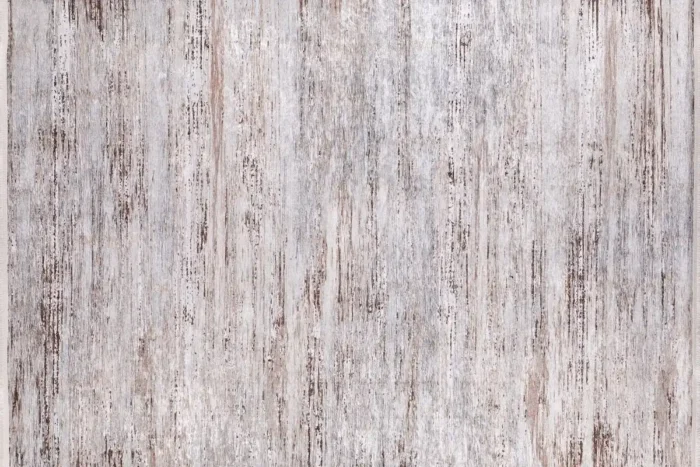 Rustic Striped Texture Area Washable Rug - Image 1
