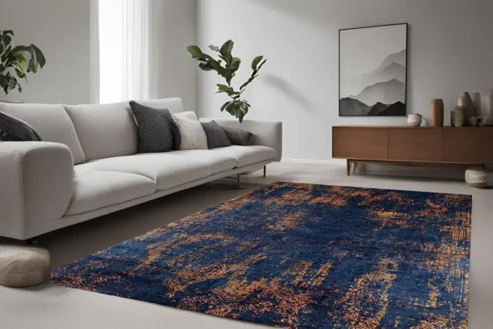 Midnight Glow Area Washable Rug - Image 2
