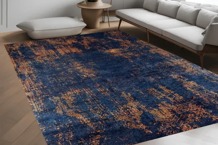 Midnight Glow Area Washable Rug - Image 4