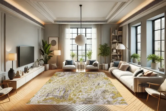 Aurora Gold Washable Rug - Image 4