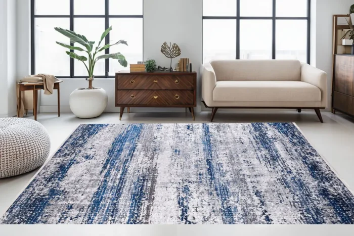 Cascade Blues Washable Rug - Image 2