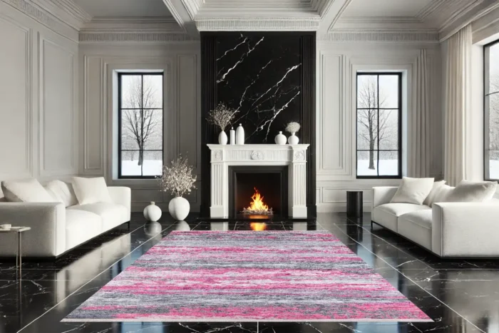 Pink Horizon Washable Rug - Image 3