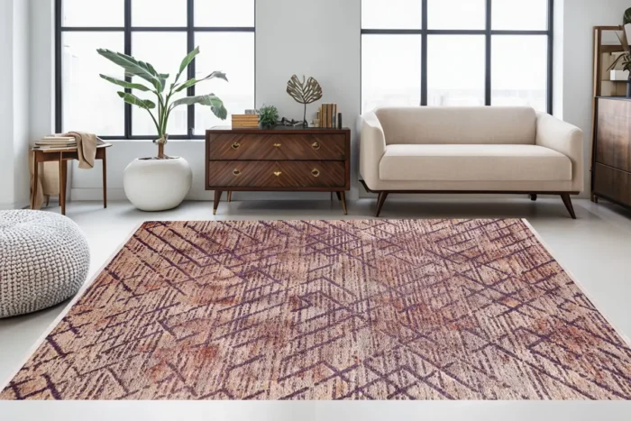Rustic Maze 4 Washable Rug - Image 2