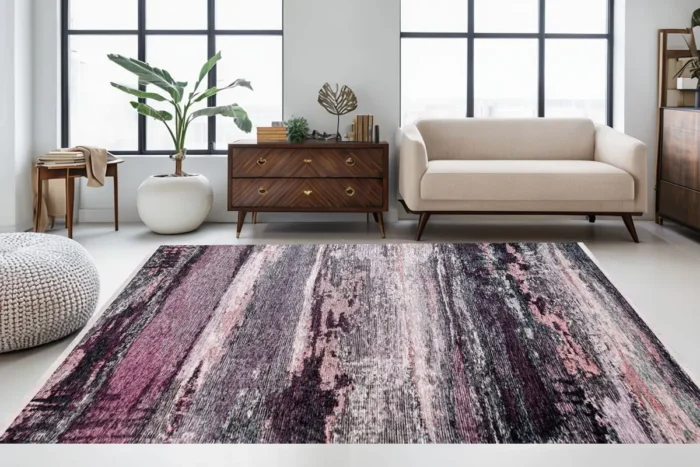 Blush Mirage Washable Rug - Image 2