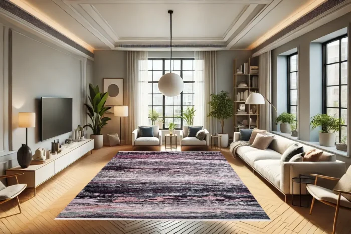 Blush Mirage Washable Rug - Image 4