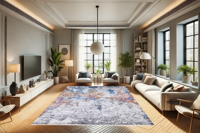 Aurora Bloom Washable Rug - Image 4