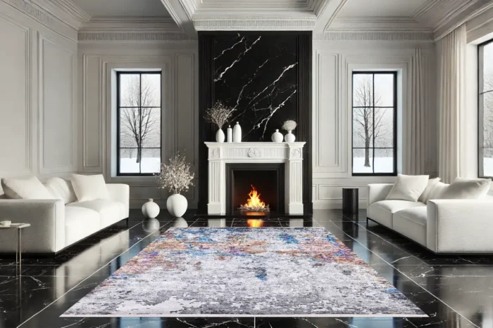 Aurora Bloom Washable Rug - Image 3