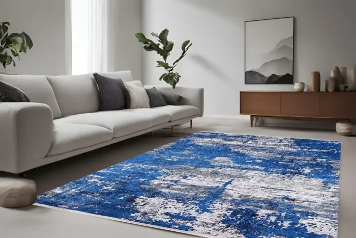 Azure Splendor Washable Rug - Image 2