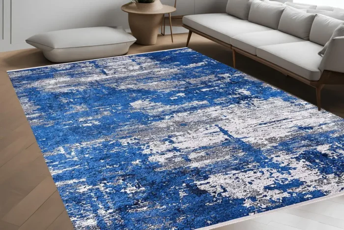 Azure Splendor Washable Rug - Image 4