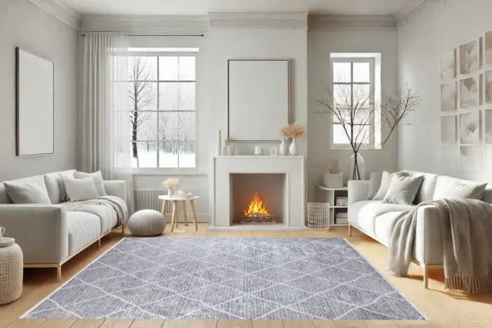 Modern Weave Washable Rug - Image 4
