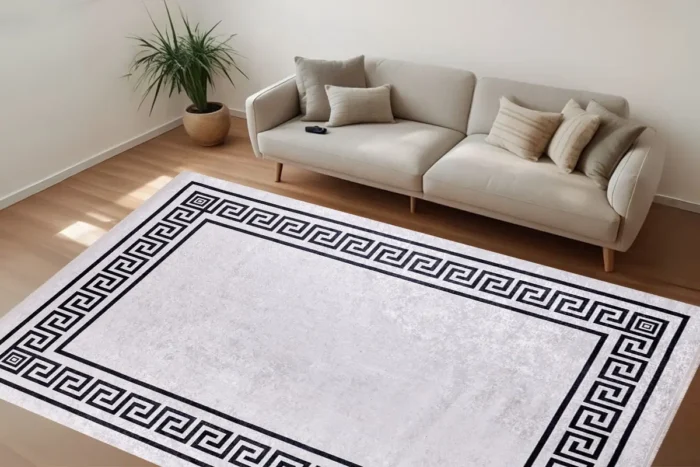Classic Greek Border 4 Washable Rug - Image 3