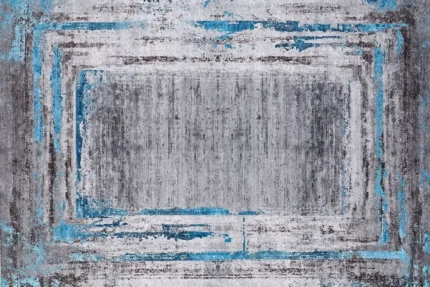 Modern Abstract Gradient Washable Rug Modern Abstract Gradient Washable Rug