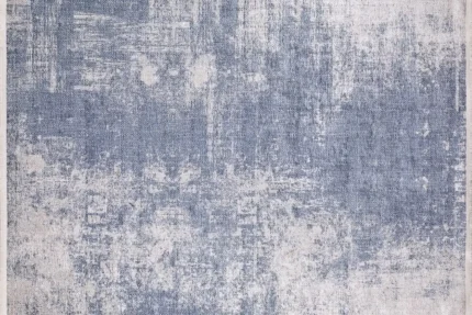 Serene Azure Washable Rug Serene Azure Washable Rug