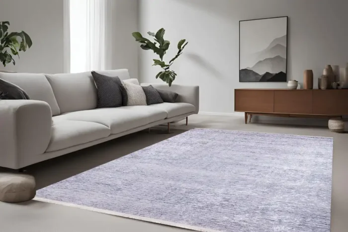 Slate Strata Washable Rug - Image 2
