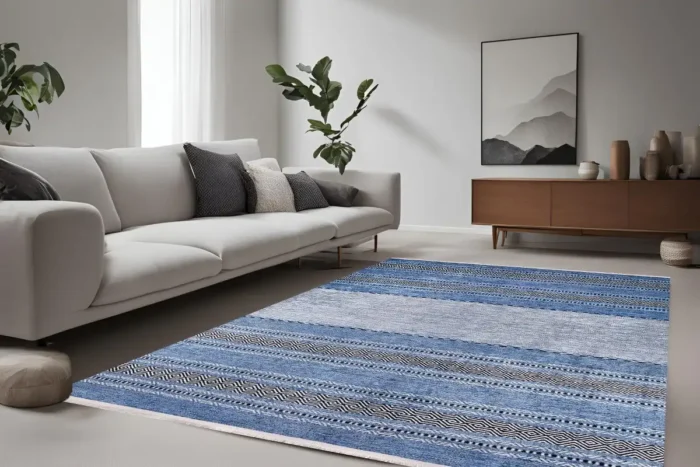 Azure Loom Washable Rug - Image 2