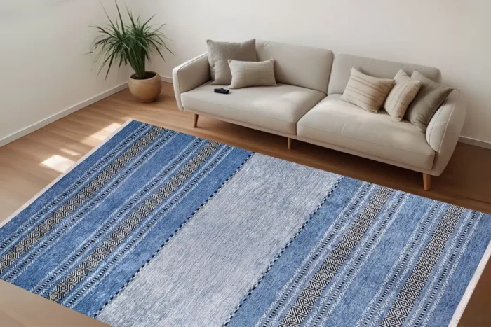 Azure Loom Washable Rug - Image 3