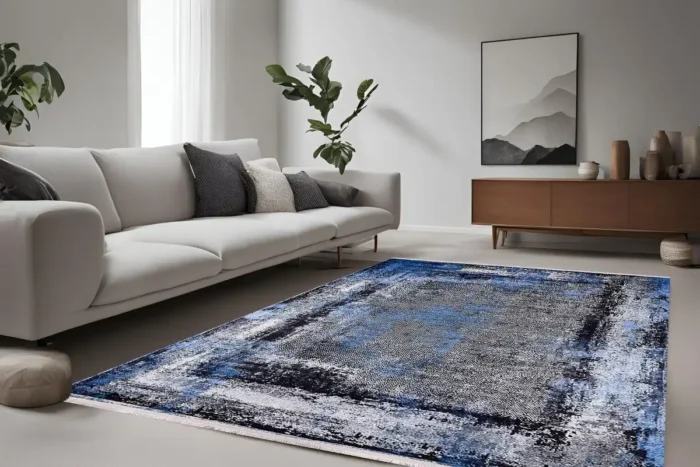 Midnight Cascade Washable Rug - Image 2